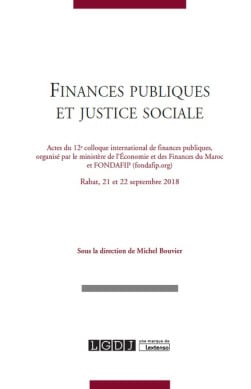 [EBOOK] Finances publiques et justice sociale - Michel Bouvier - 1re édition | Lgdj.fr