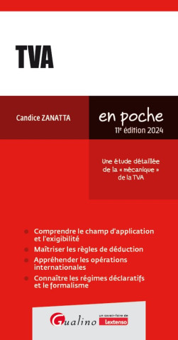 TVA - Candice Zanatta - 11e édition | Lgdj.fr