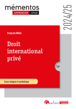 [EBOOK] Droit international privé - François Mélin - 14e édition | Lgdj.fr