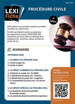 Procédure civile (fascicule)