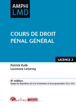 Cours de droit pénal général