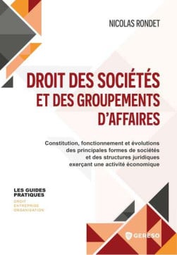 Droit des sociétés et groupements d'affaires
