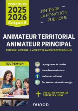 Animateur territorial, animateur principal : concours catégorie B 2025-2026