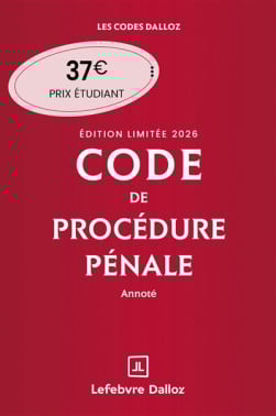 Code de procédure pénale annoté - Édition limitée 2026 (1 livre + 1 livret)