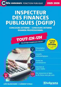 Inspecteur des finances publiques (DGFIP) : tout-en-un 2025-2026