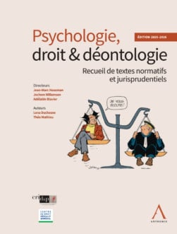 Psychologie, droit & déontologie