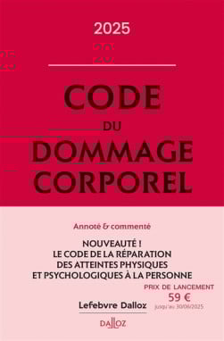 Code du dommage corporel 2025