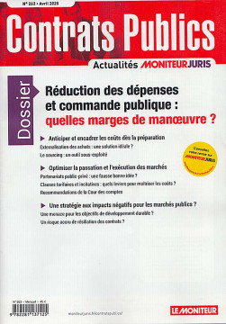 Contrats publics, avril 2025 N°263