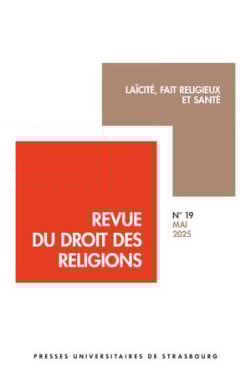 Revue du droit des religions, mai 2025 N°19
