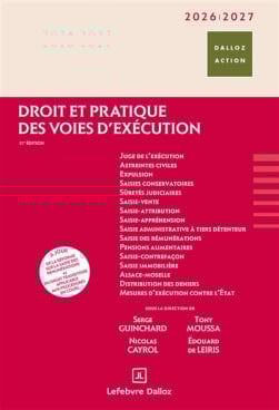 Droit et pratique des voies d'exécution 2026-2027