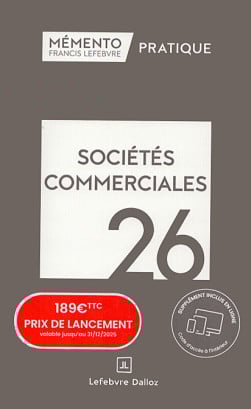 Mémento sociétés commerciales 2026