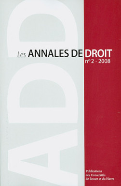Les annales de droit 2008 