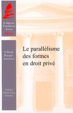 Le parallélisme des formes en droit privé