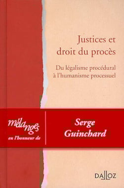 Mélanges en l'honneur de Serge Guinchard