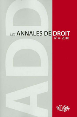 Les annales de droit 2010
