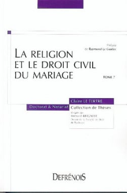 La religion et le droit civil du mariage