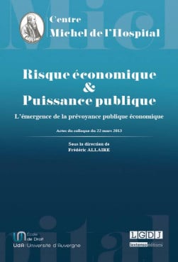 Risque économique & Puissance publique - Frédéric Allaire | Lgdj.fr