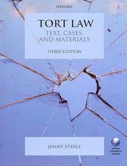 Tort Law - Jenny Steele - 3e édition | Lgdj.fr