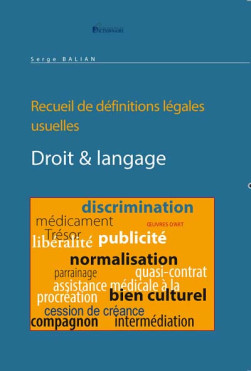 Droit & langage - Serge Balian | Lgdj.fr