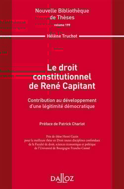Le droit constitutionnel de René Capitant