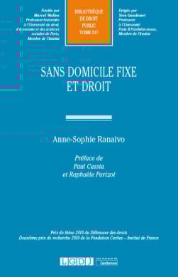 Sans domicile fixe et droit - Anne-Sophie Ranaivo | Lgdj.fr