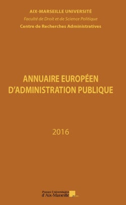 Annuaire européen d'administration publique 2016 -  Centre de Recherches Administratives - C.R.A. | Lgdj.fr