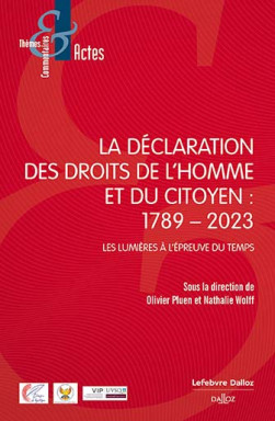 La déclaration des droits de l'homme et du citoyen : 1789-2023