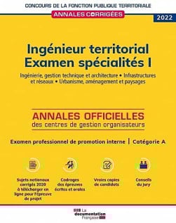 Ingénieur territorial - Examen spécialités I 2022