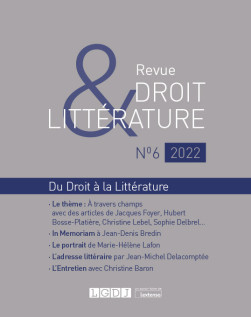 Revue Droit & Littérature N°6-2022