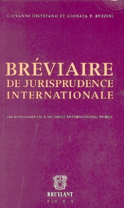 Bréviaire de jurisprudence internationale - Les fondamentaux du droit international public | Lgdj.fr