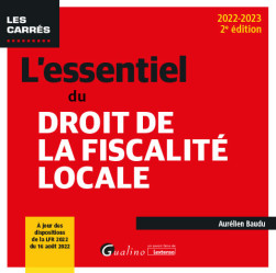 [EBOOK] L'essentiel du droit de la fiscalité locale