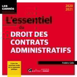 [EBOOK] L'essentiel du droit des contrats administratifs - Frédéric Colin - 2e édition | Lgdj.fr