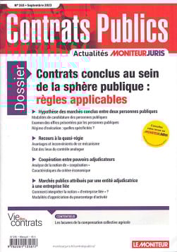 Contrats publics, septembre 2023 N°245
